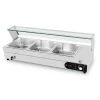 Cheap RETIF Vitrine Bain-Marie Avec Robinet Vidange 1000W 950X365X330Mm + Bacs Inclus
