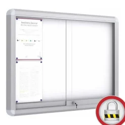 Outlet RETIF Vitrine Maxi Fond M Tal Magn Tique Portes Coulissantes24 A4