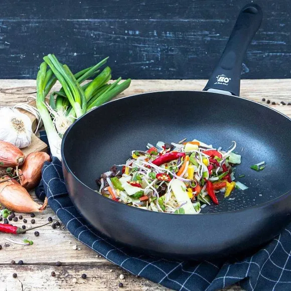 Store RETIF Wok En Aluminium Et Couvercle De 28Cm Elo Smart Life